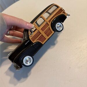Classic Black and Brown Toy Car